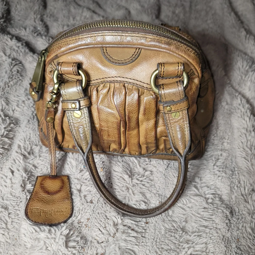 Vintage Fossil Fifty Four Shoulder Bag_3